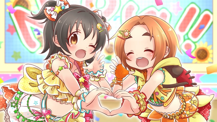 akagi miria and ryuzaki kaoru (idolmaster and 2 more) drawn by maka073