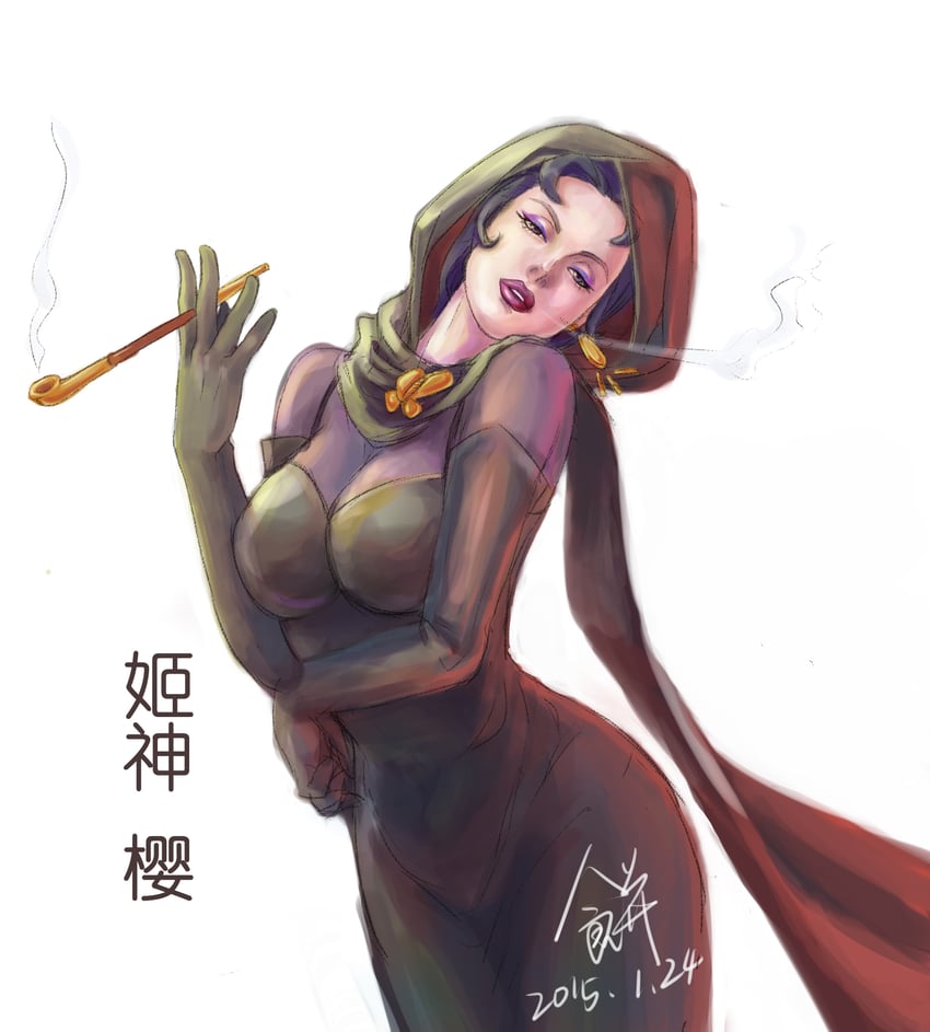dee vasquez (ace attorney and 1 more) drawn by xiaobing4098
