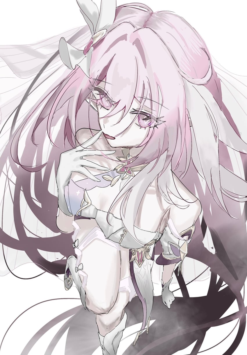 elysia (honkai and 1 more) drawn by une_xx