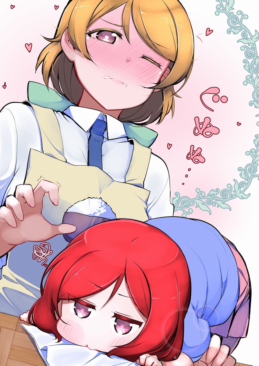 nishikino maki and koizumi hanayo (love live! and 1 more) drawn by repunit