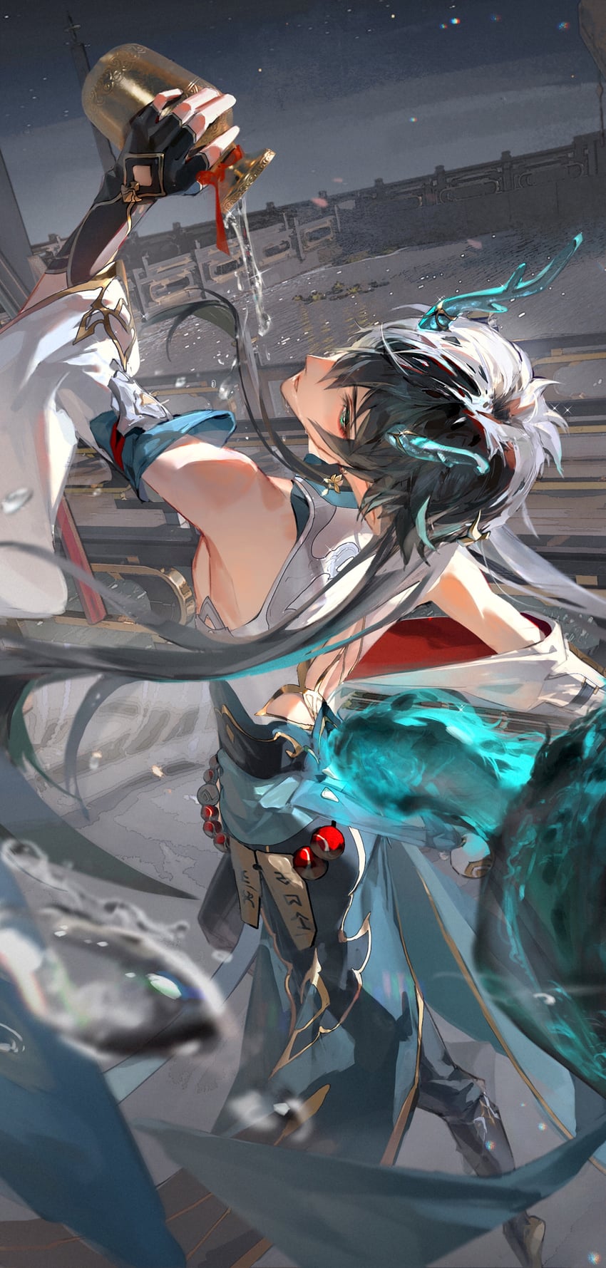 dan heng (honkai and 1 more) drawn by yunmaojan