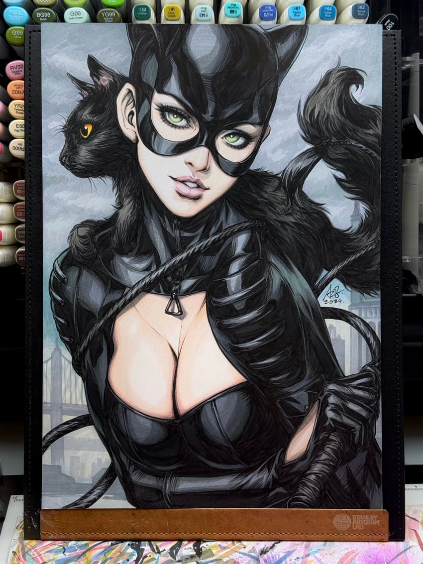 catwoman (dc comics and 1 more) drawn by stanley_lau