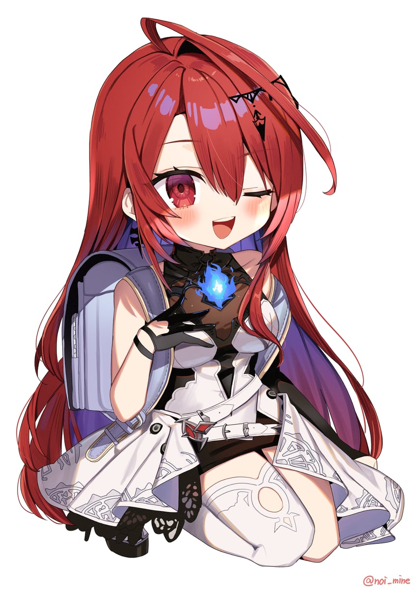 elizabeth rose bloodflame (hololive and 1 more) drawn by noi_mine