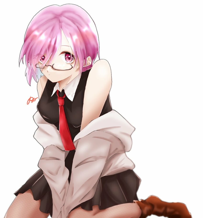 mash kyrielight (fate and 1 more) drawn by anomeneko