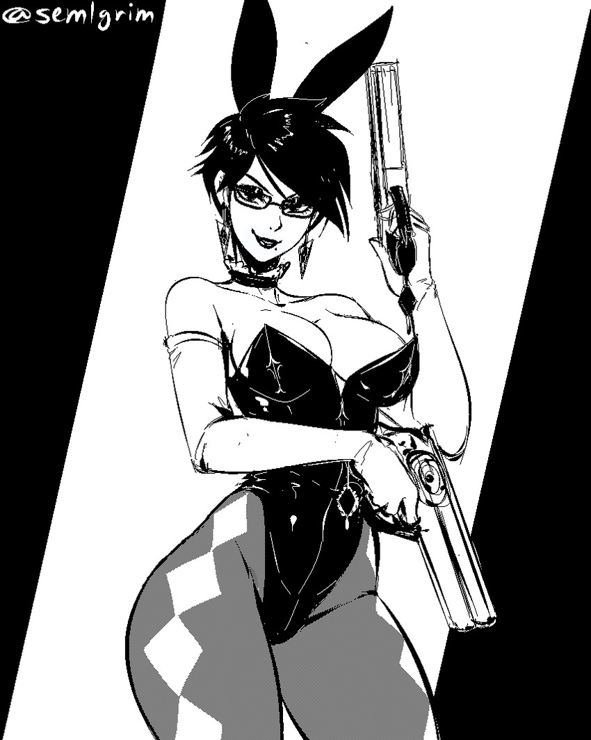 bayonetta (bayonetta and 1 more) drawn by semu_elo