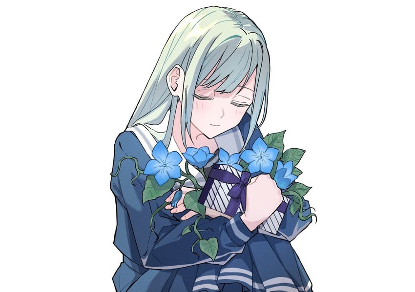 wakaba mutsumi (bang dream! and 1 more) drawn by akni