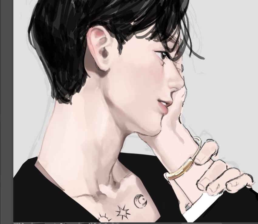 sung han-bin and zhang hao (real life and 1 more) drawn by haotmeal