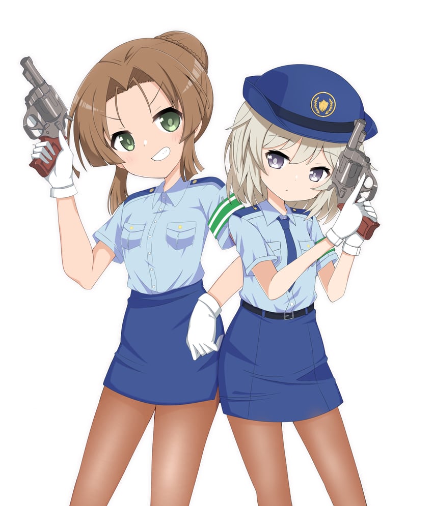 tateishi shima and heki junko (high school fleet) drawn by midorima_bocchi