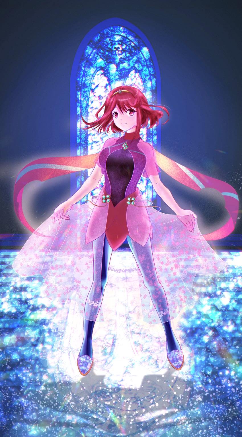pyra (xenoblade chronicles and 1 more) drawn by dhnk7852
