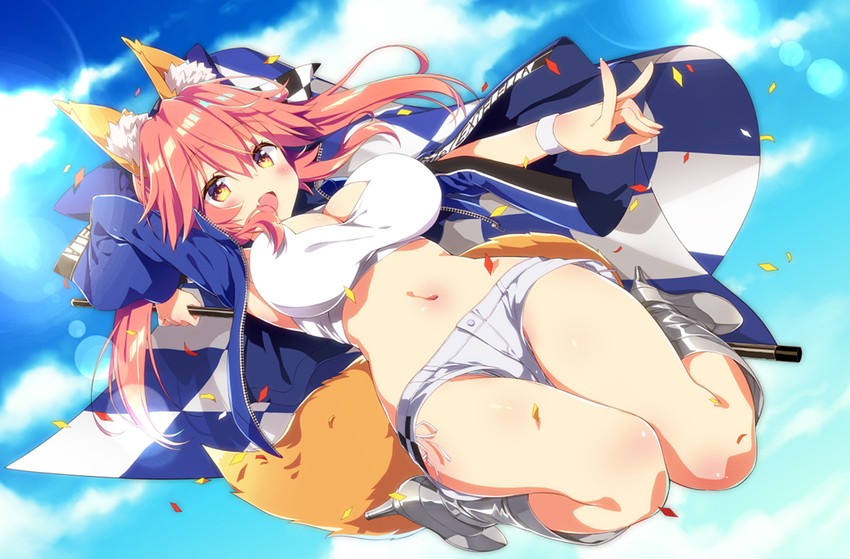 tamamo and tamamo no mae (fate and 1 more) drawn by sasorigatame
