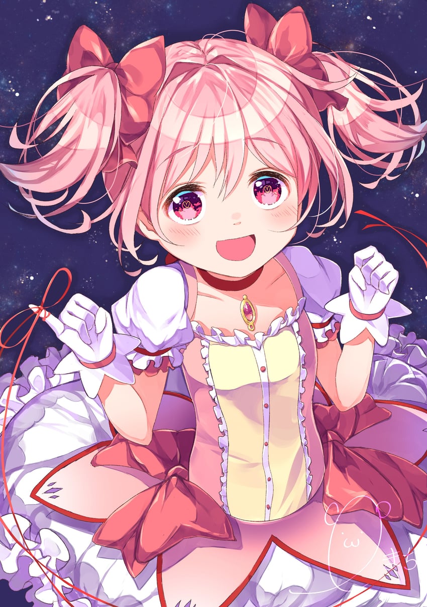 kaname madoka (mahou shoujo madoka magica) drawn by ki_ta_machi