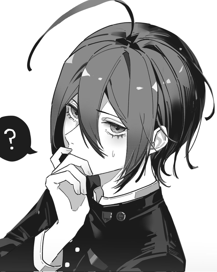 saihara shuichi (danganronpa and 1 more) drawn by chouti_ttt