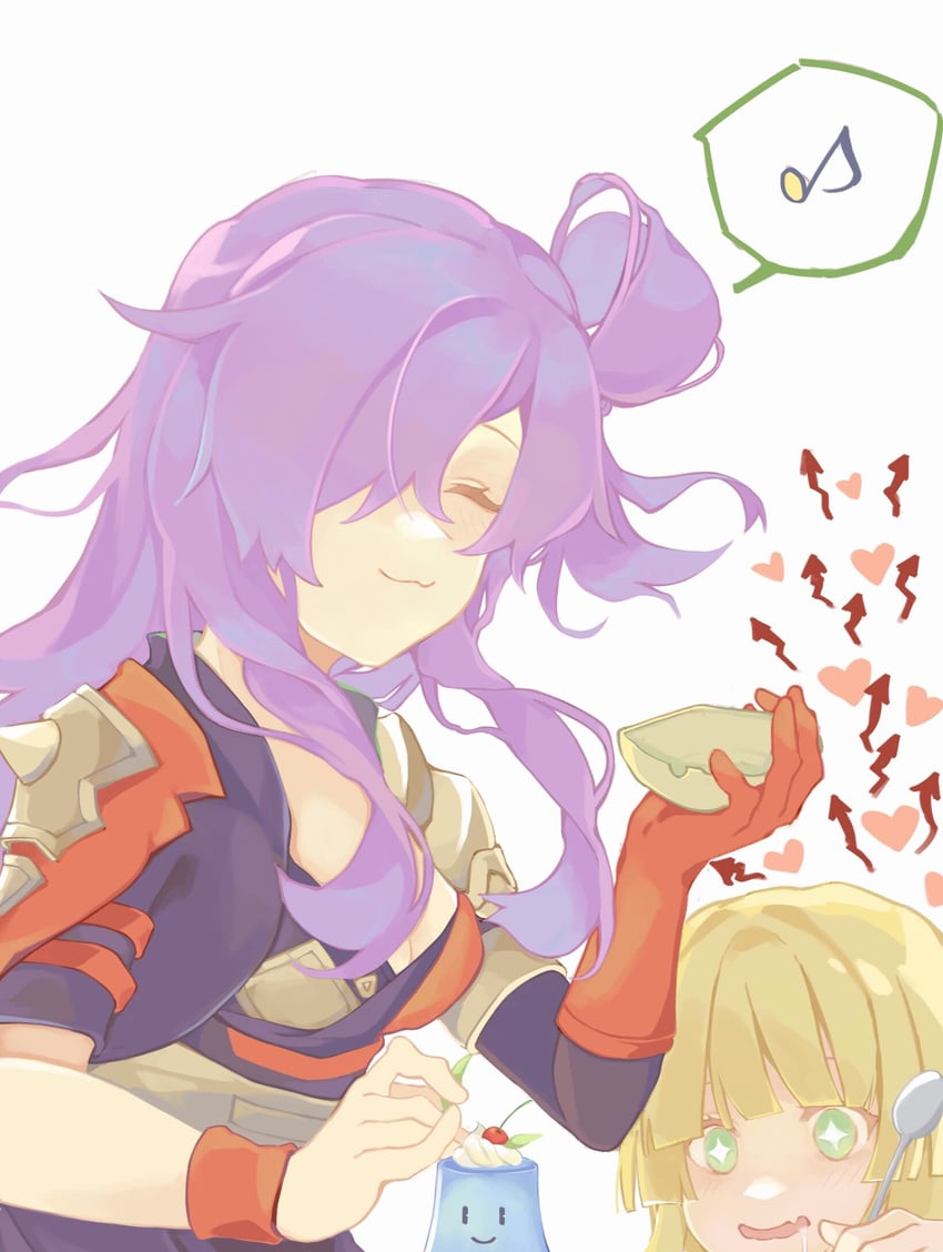 ingrid brandl galatea and female shez (fire emblem and 2 more) drawn by virno