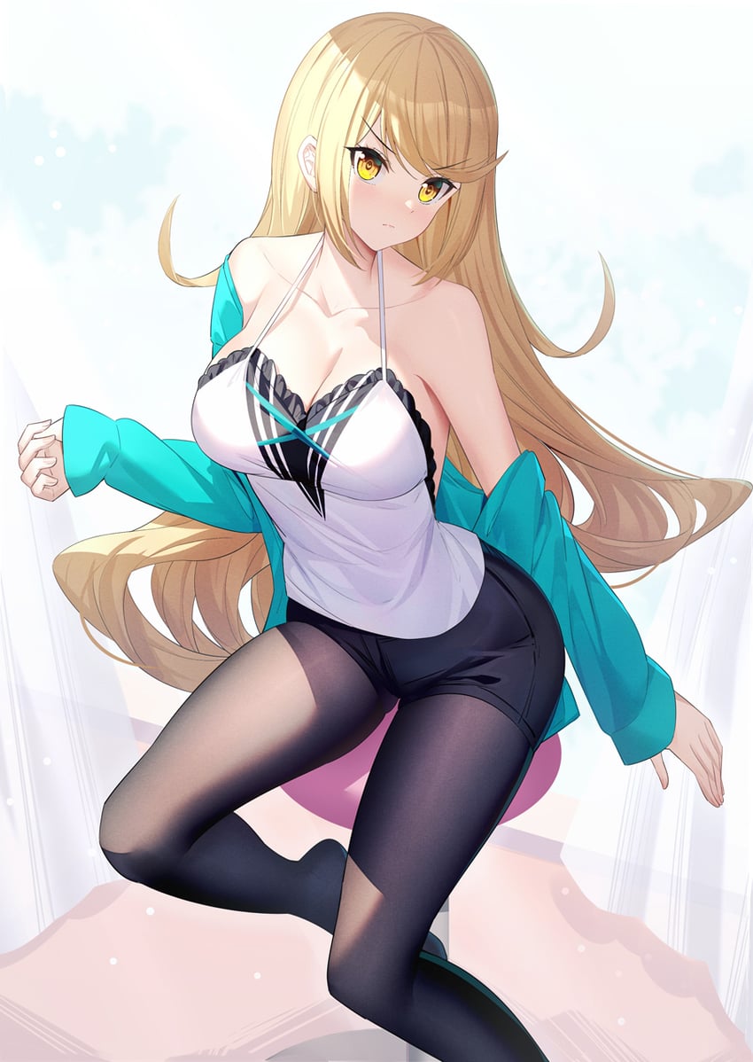mythra (xenoblade chronicles and 1 more) drawn by ririko_(zhuoyandesailaer)
