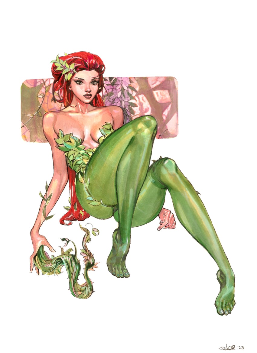 poison ivy (dc comics and 1 more) drawn by artofcelor