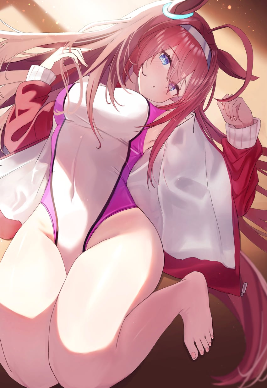 mihono bourbon (umamusume) drawn by taguchi_yuu