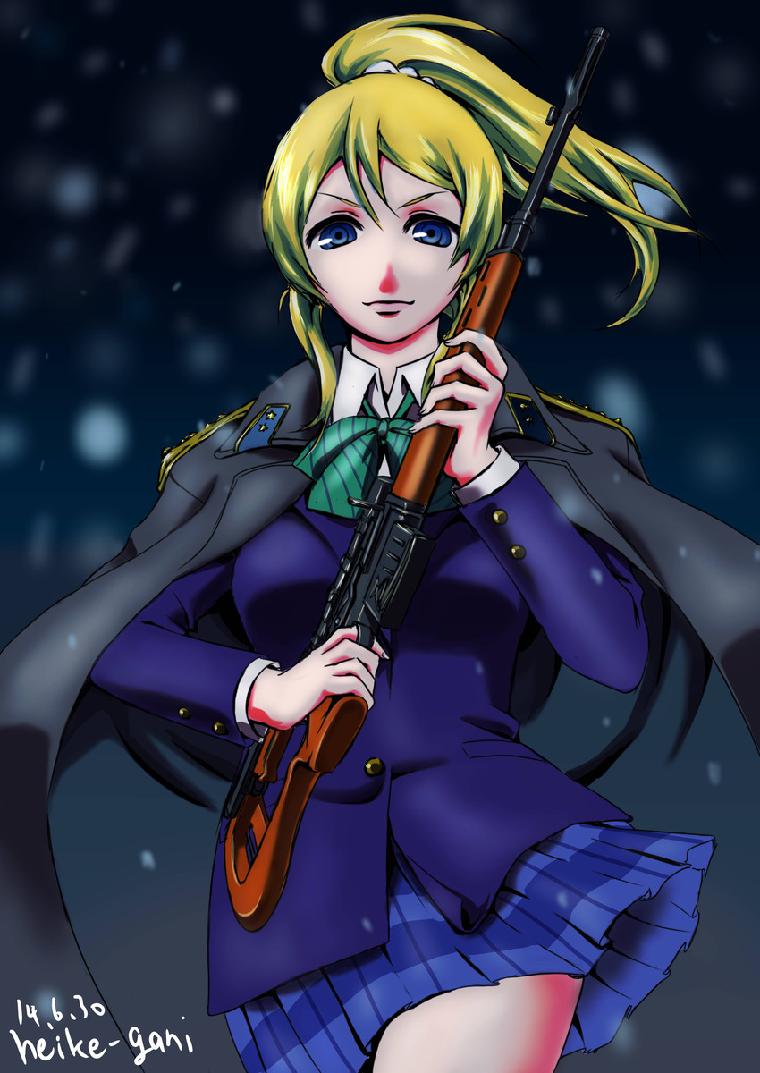 ayase eli (love live! and 1 more) drawn by heike_gani
