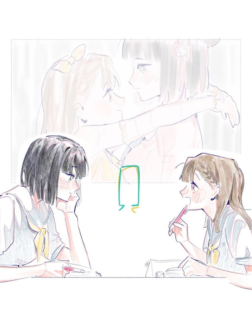 momose ginko and kachimachi kosuzu (love live! and 1 more) drawn by pipi_(m1x_mix)