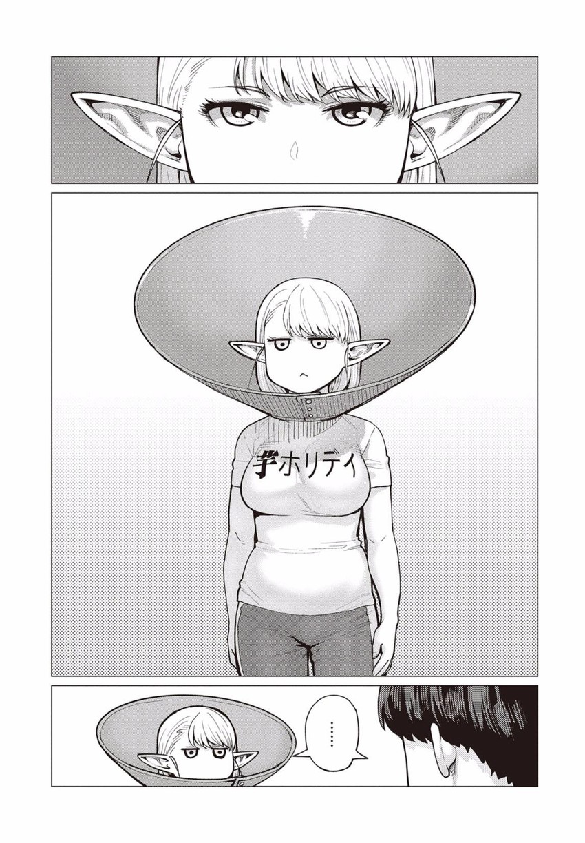 elfuda and naoe tomoatsu (elf-san wa yaserarenai.) drawn by synecdoche