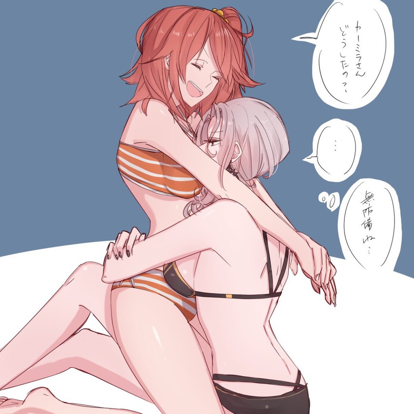 fujimaru ritsuka and carmilla (fate and 1 more) drawn by hollomaru
