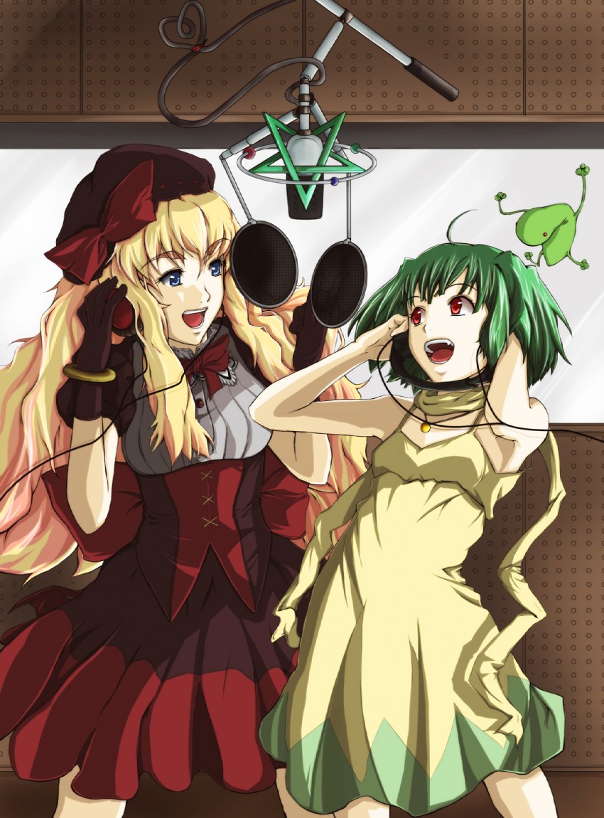 sheryl nome, ranka lee, and oosanshouuo-san (macross and 1 more) drawn by arakumo