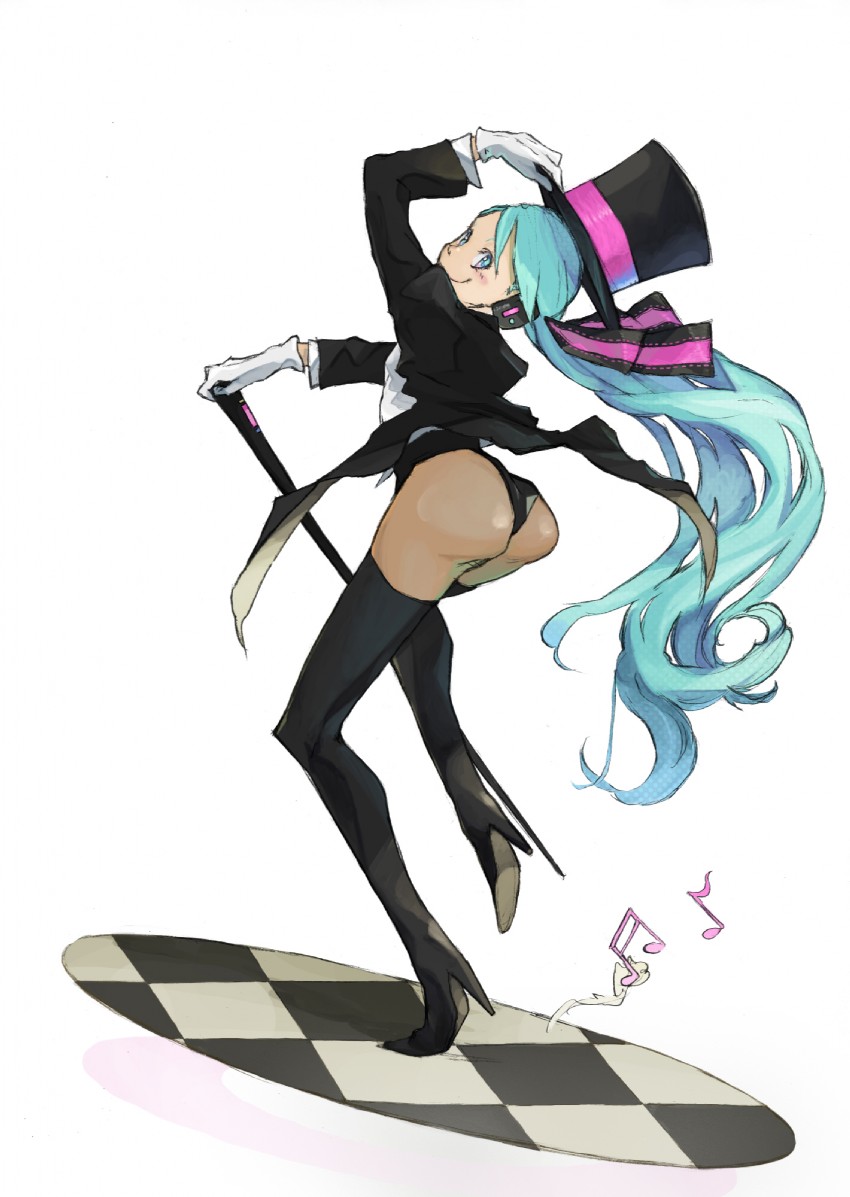 hatsune miku (vocaloid and 2 more) drawn by toro3