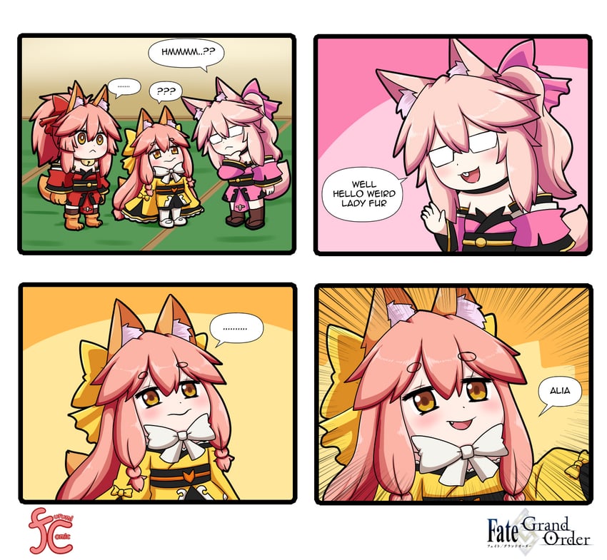 tamamo, tamamo cat, koyanskaya, and tamamo aria (fate and 2 more) drawn by keita_naruzawa