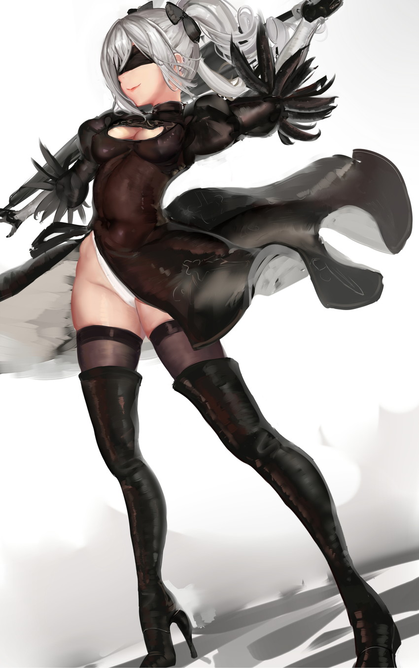 2b and kanzaki ranko (idolmaster and 3 more) drawn by scarlethy