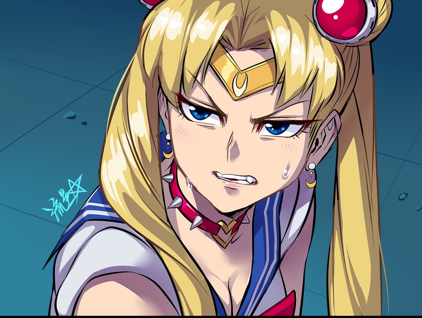 tsukino usagi and sailor moon (bishoujo senshi sailor moon and 1 more) drawn by ryuusei_(mark_ii)