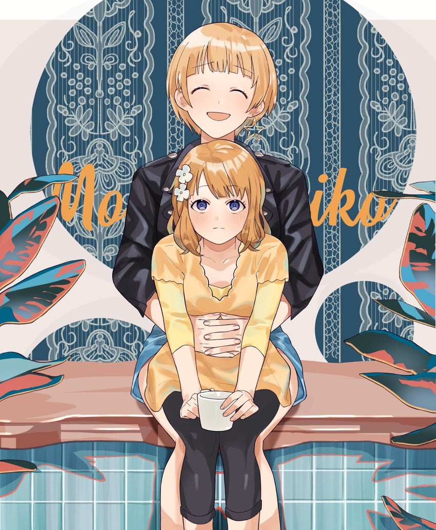 suou momoko and fukuda noriko (idolmaster and 1 more) drawn by f_yama03