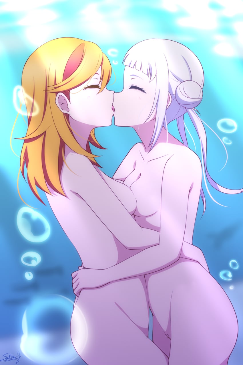 shibuya kanon and arashi chisato (love live! and 1 more) drawn by satou_yuzuki