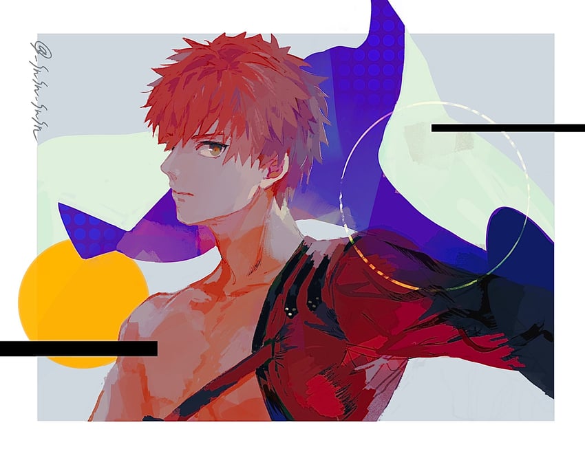 emiya shirou and senji muramasa (fate and 1 more) drawn by hanakazesun