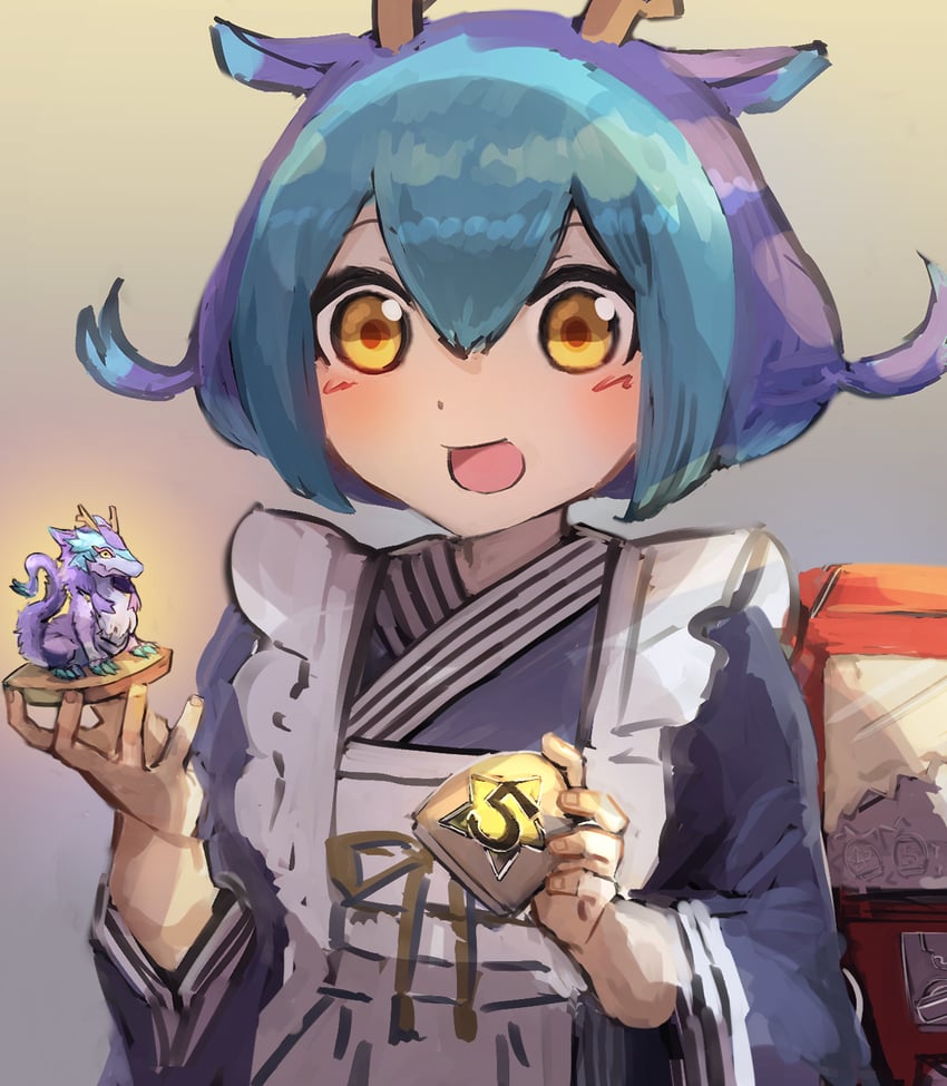 laundry dragonmaid and dragonmaid nudyarl (yu-gi-oh!) drawn by hatano_kiyoshi