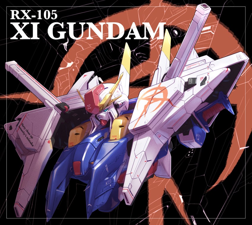 xi gundam (gundam and 1 more) drawn by fune_(fune83ojj)
