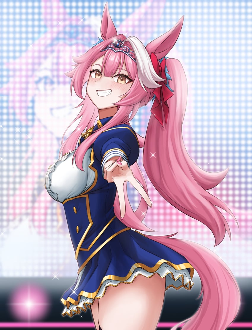 daiwa scarlet and raora panthera (hololive and 2 more) drawn by foku_(fokufokuu)