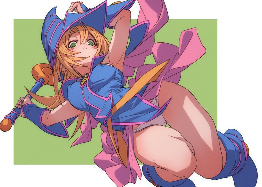 dark magician girl (yu-gi-oh!) drawn by fu-ta