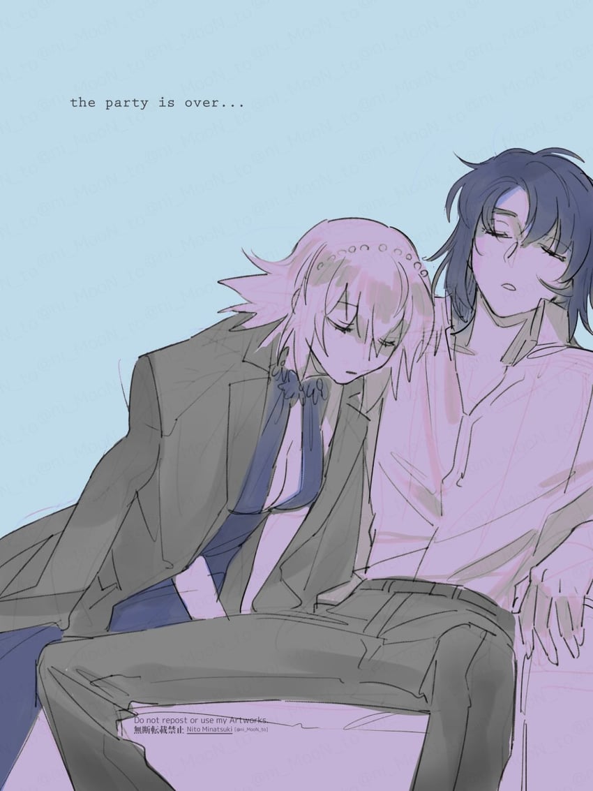 cagalli yula athha and athrun zala (gundam and 2 more) drawn by nito_minatsuki