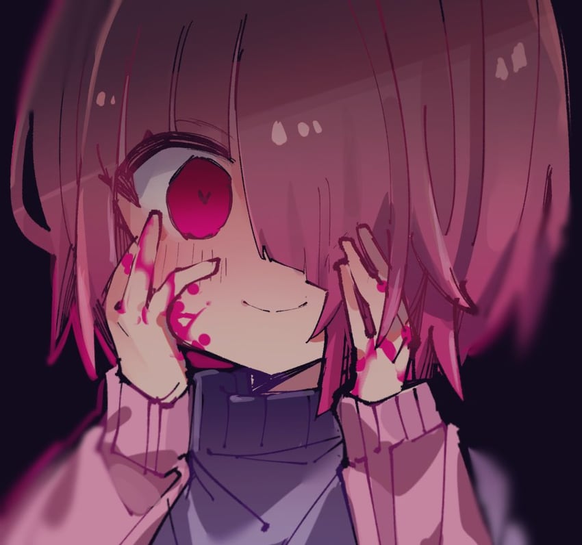 bete noire (undertale and 1 more) drawn by deeeeeeen114514