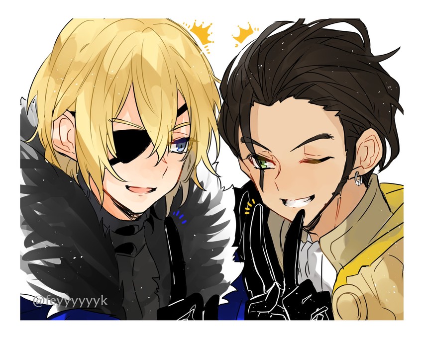 dimitri alexandre blaiddyd and claude von riegan (fire emblem and 2 more) drawn by feyyyyyyk