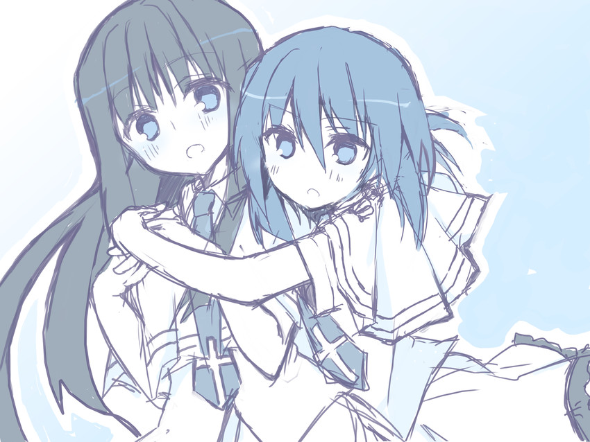 tachibana kimika and takashima zakuro (subarashiki hibi) drawn by akafuku_pukoemon