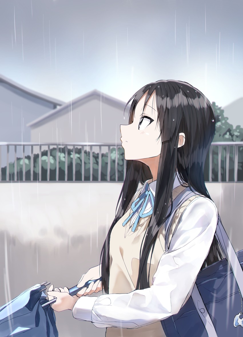 akiyama mio (k-on!) drawn by pentagon_(railgun_ky1206)