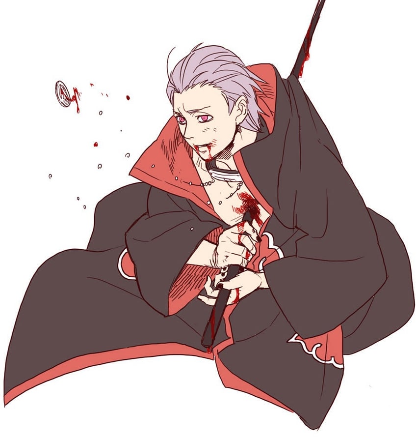 hidan (naruto) drawn by suna_(signi57tifato)