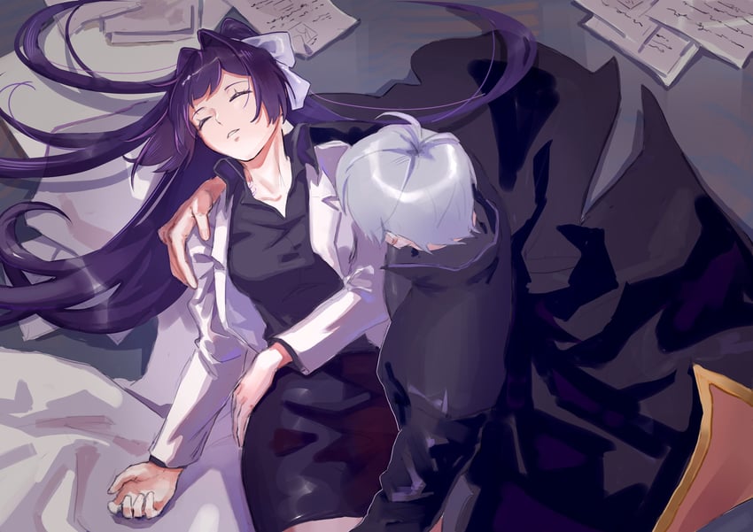 kevin kaslana and mei (honkai and 1 more) drawn by 00quanta