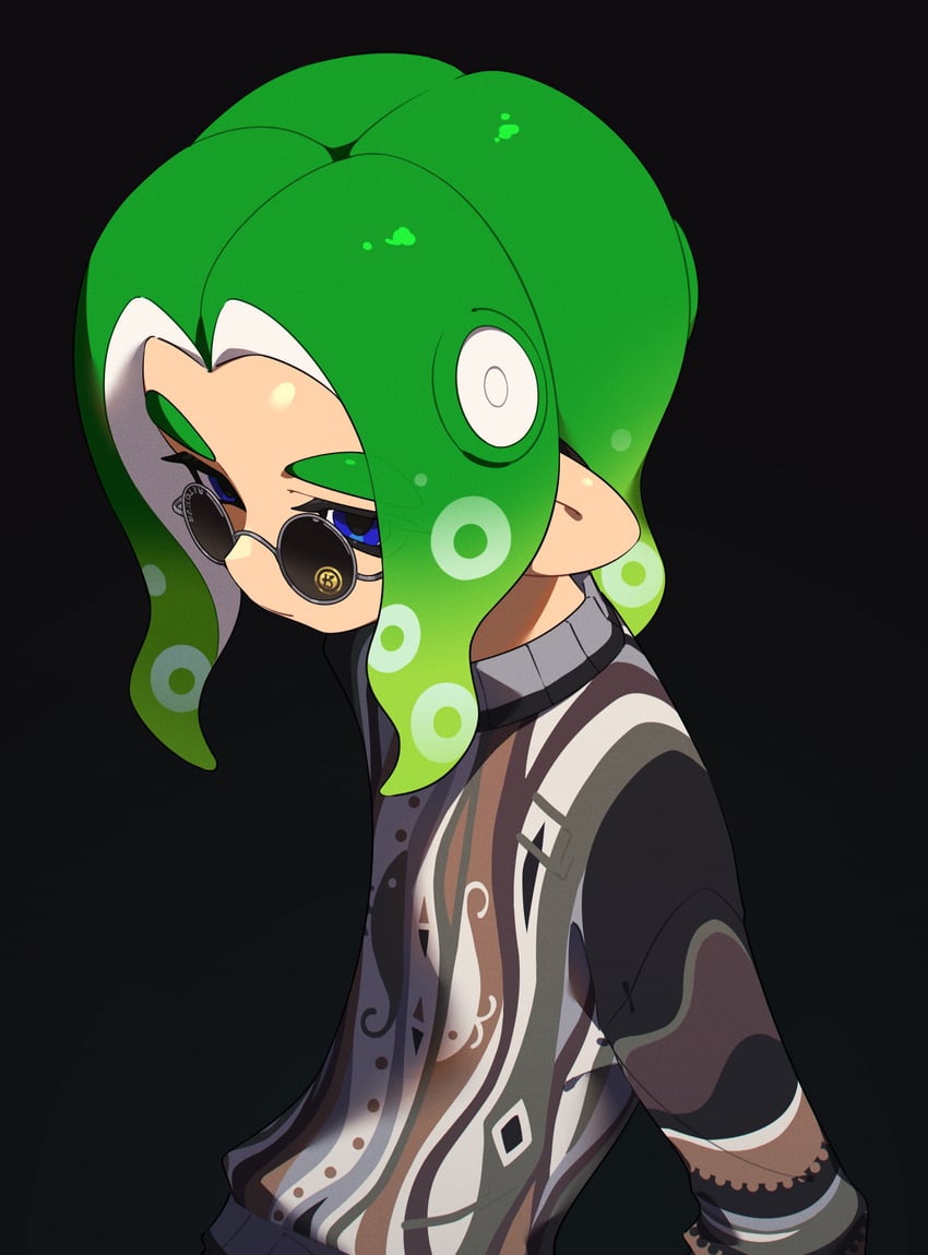 octoling player character and octoling boy (splatoon) drawn by surume01417