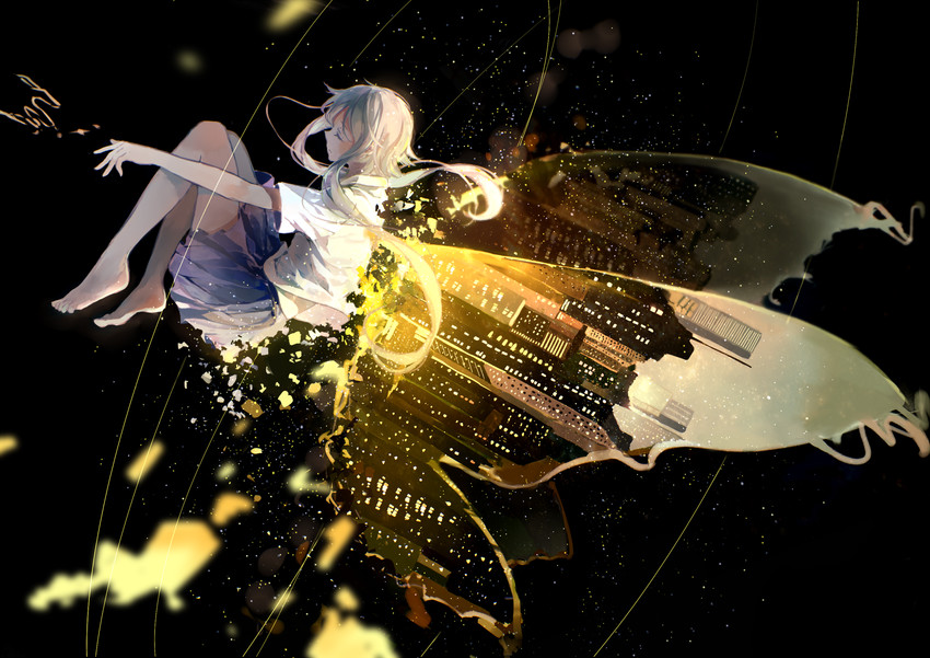 luo tianyi (vocaloid and 1 more) drawn by bou_shaku