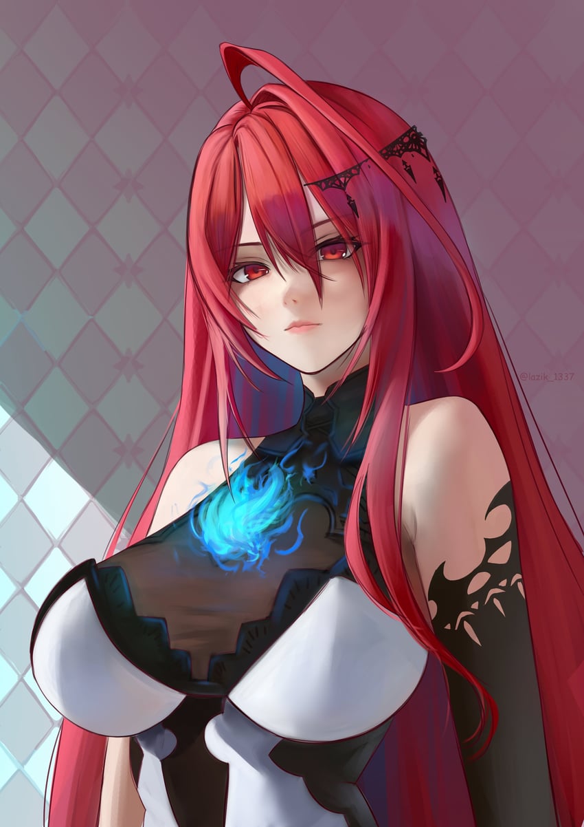 elizabeth rose bloodflame (hololive and 1 more) drawn by lazik_1337