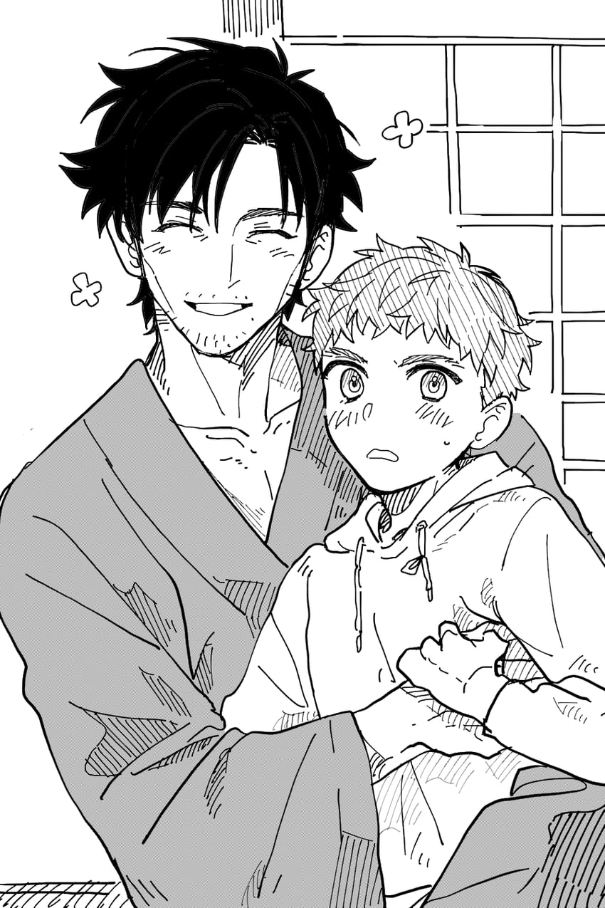 emiya shirou and emiya kiritsugu (fate and 2 more) drawn by durumi_(4ofo1nf43kuvxkl)