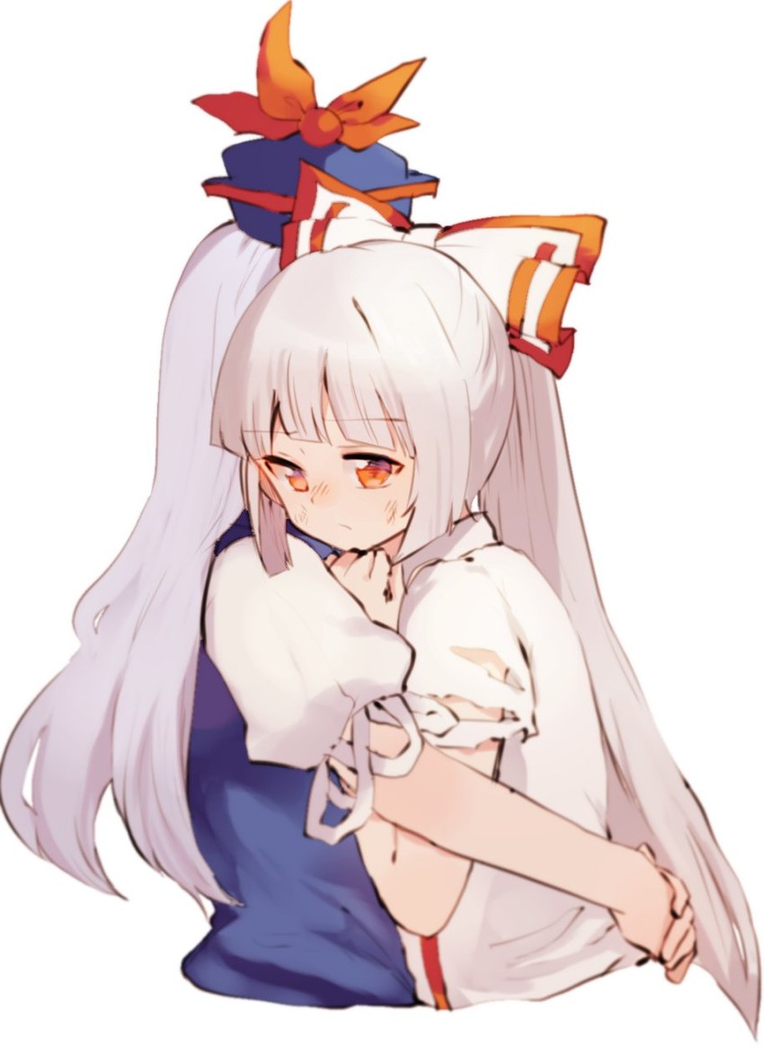 fujiwara no mokou and kamishirasawa keine (touhou) drawn by shukinuko