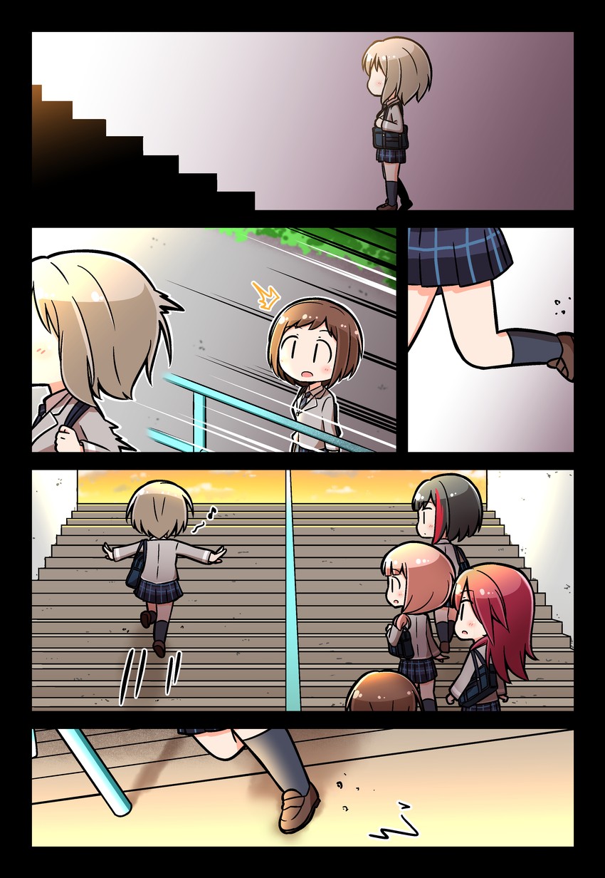 mitake ran, aoba moca, uehara himari, udagawa tomoe, and hazawa tsugumi (bang dream!) drawn by kyou_(fr39)