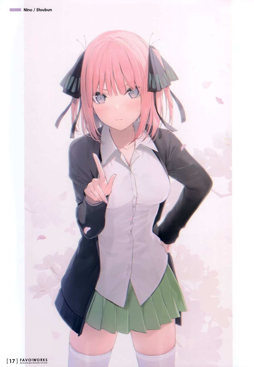 nakano nino (go-toubun no hanayome) drawn by 6u_(eternal_land)